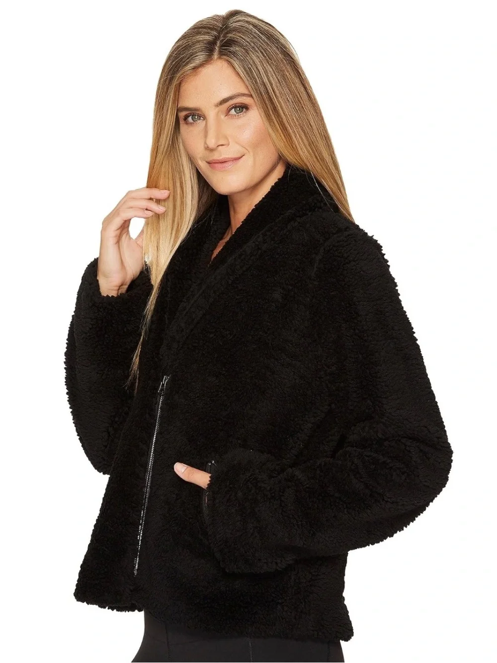 Alo Yoga Cozy up Jacket (Black)